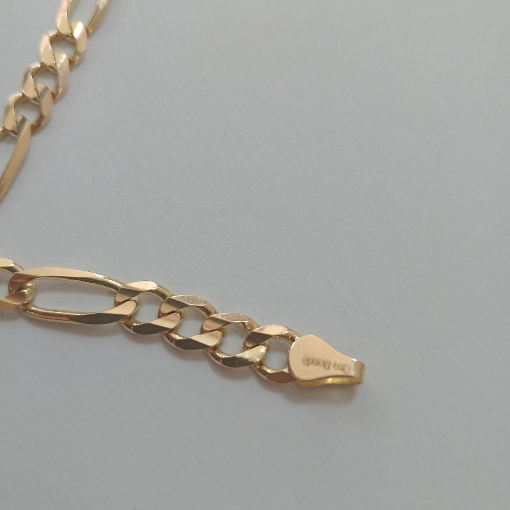 PULSERAS TEJIDO 3X1 ORO 14K 21 CM 10 GR (NUEVO)