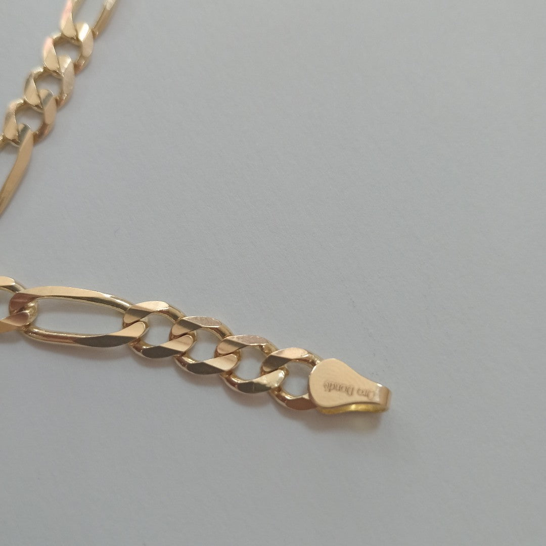 PULSERAS TEJIDO 3X1 ORO 14K 21 CM 10 GR (NUEVO)
