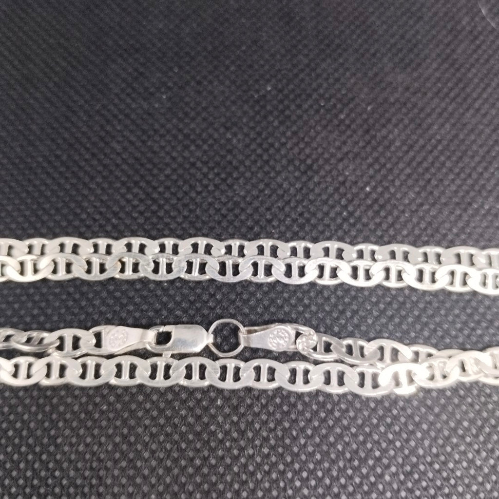CADENA TEJIDO GUCHI PLATA .925 55 CM 12.9 GR (NUEVO)