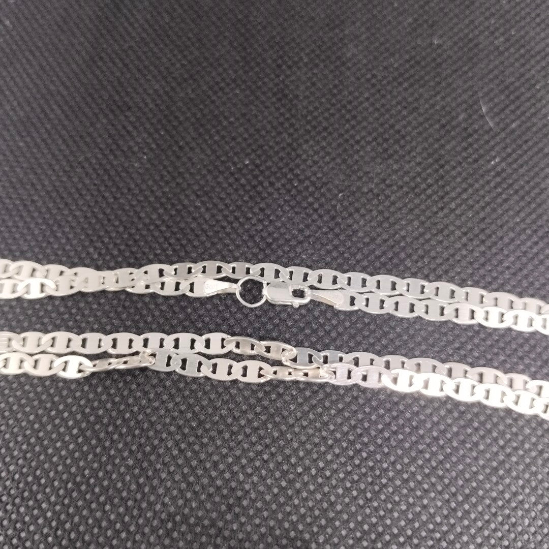 CADENA TEJIDO GUCHI PLATA .925 60 CM 9 GR (NUEVO)