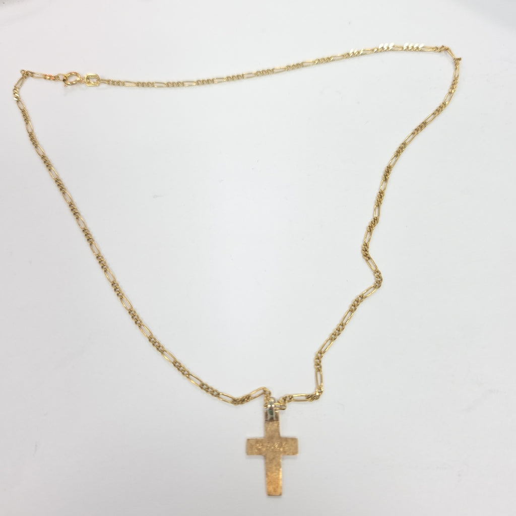 CADENA, CRUZ ORO 14 K 3.9 GRMS (SEMINUEVO)