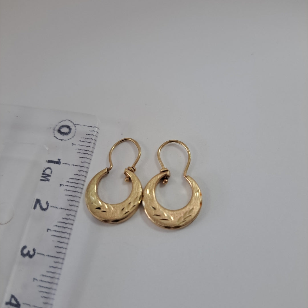 ARRACADAS PAR ORO 10 K 1,20 GRMS (SEMINUEVO)