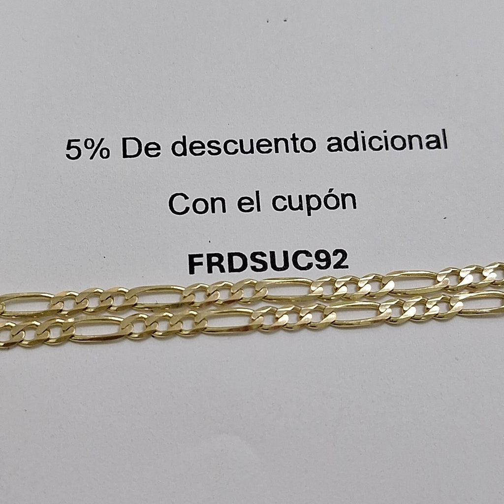 PULSERAS 3X1 ORO 14K 21 CM 3.3 GR (NUEVO)