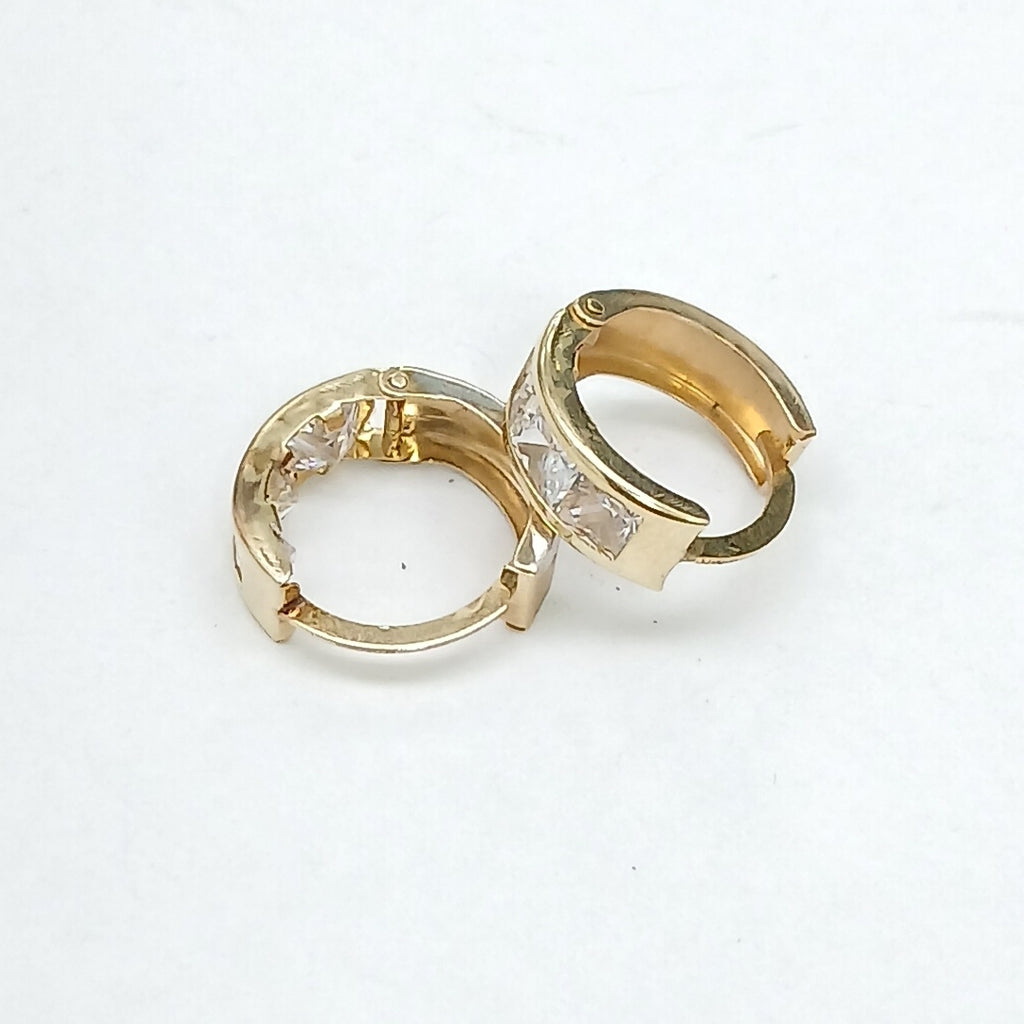 ARRACADAS PAR ORO 10 K 1.6 GRMS (SEMINUEVO)
