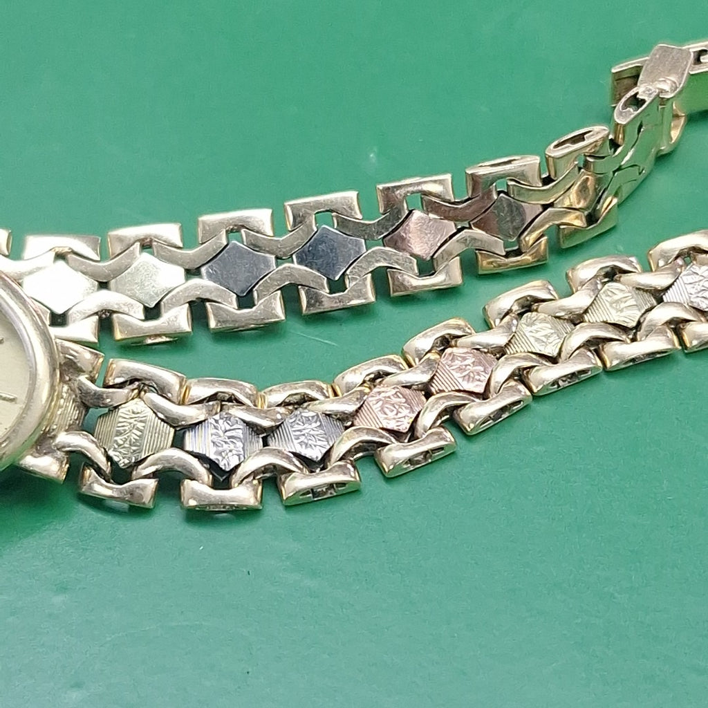 RELOJ CAJA Y PULSO ORO ORO 14 K 18.8 GRMS (SEMINUEVO)