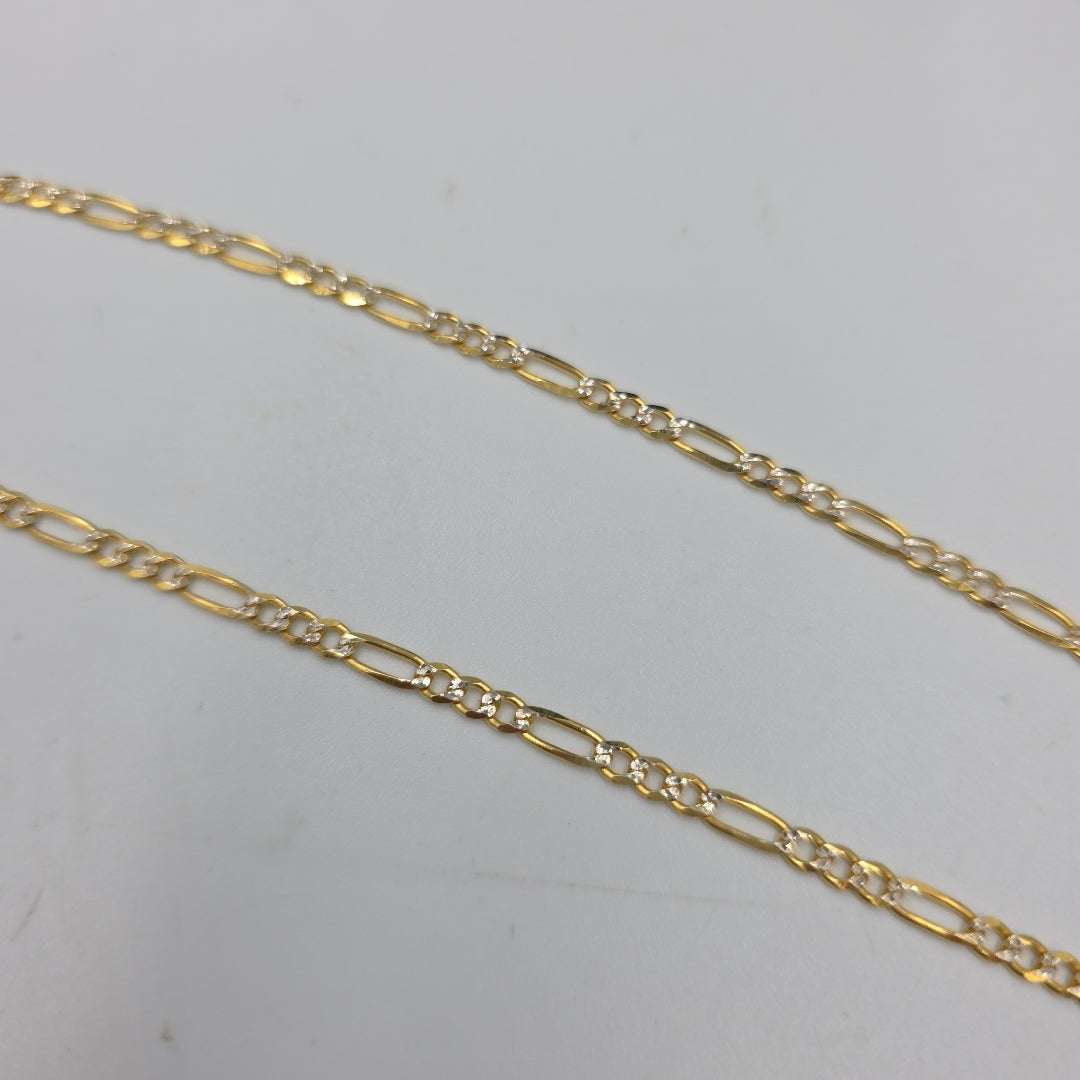 CADENAS 3X1 DIAMANTADA ORO 14K 55 CM 8.5 GR (NUEVO)
