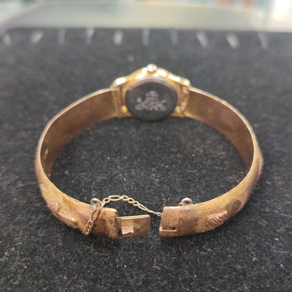 RELOJ CAJA ACERO PULSO ORO ORO 8 K 22.5 GRMS (SEMINUEVO)