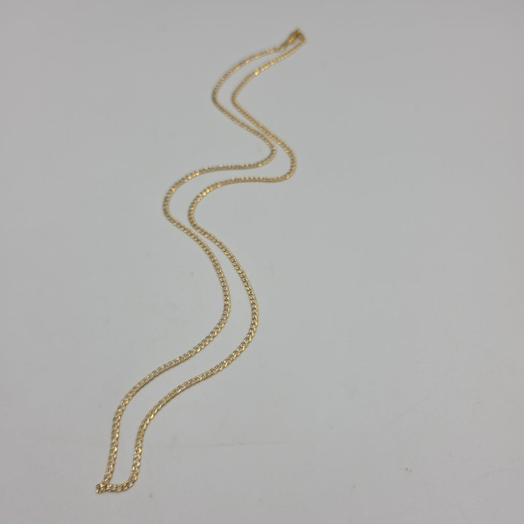 CADENAS BARBADA DIAMANTADA ORO 14K 60 CM 6.1 GR (NUEVO)