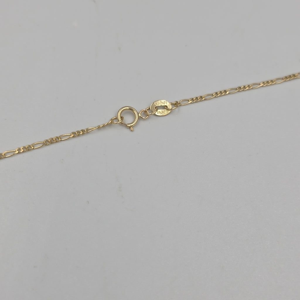 CADENAS TEJIDO 3X1 ORO 14K 55 CM 2.6 GR (NUEVO)