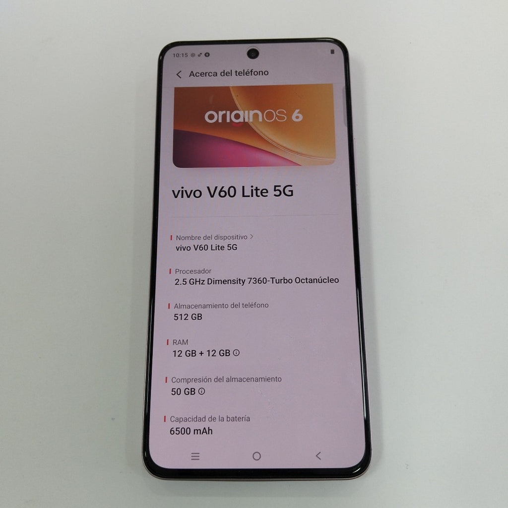 CELULAR VIVO V60 LITE 5G V2529 (2025) 512 GB 12 GB RAM (SEMINUEVO)