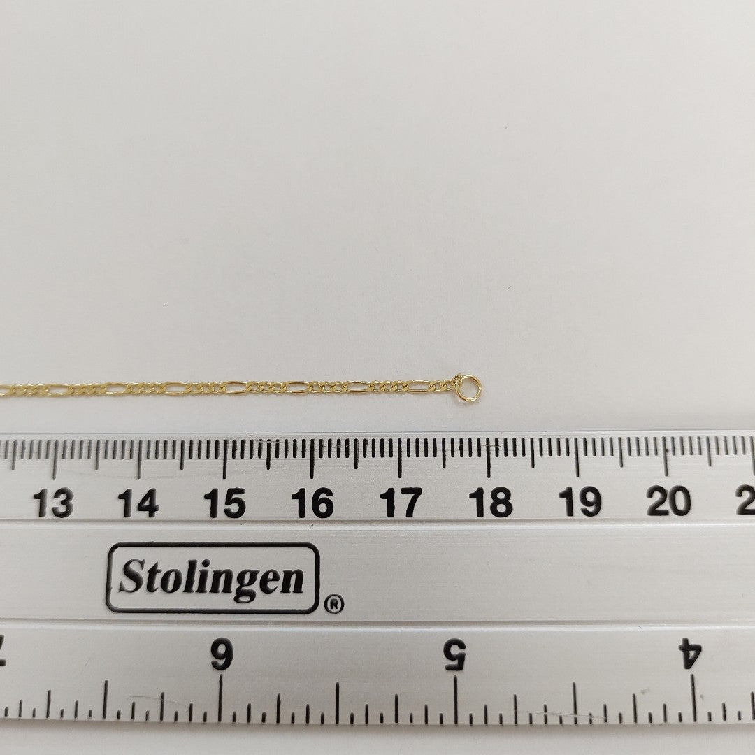 PULSERAS TEJIDO 3X1 ORO 14K 16 CM 0.9 GR (NUEVO)