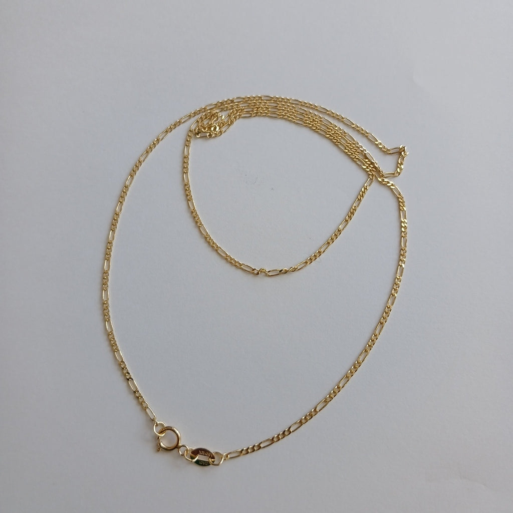 CADENAS TEJIDO 3X1 ORO 14K 55 CM 2.4 GR (NUEVO)