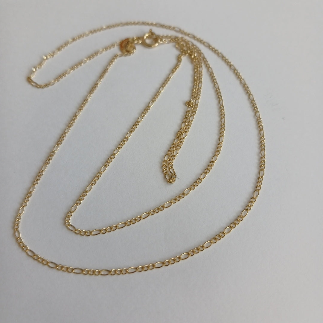 CADENAS TEJIDO 3X1 ORO 10K 60 CM 1.5 GR (NUEVO)