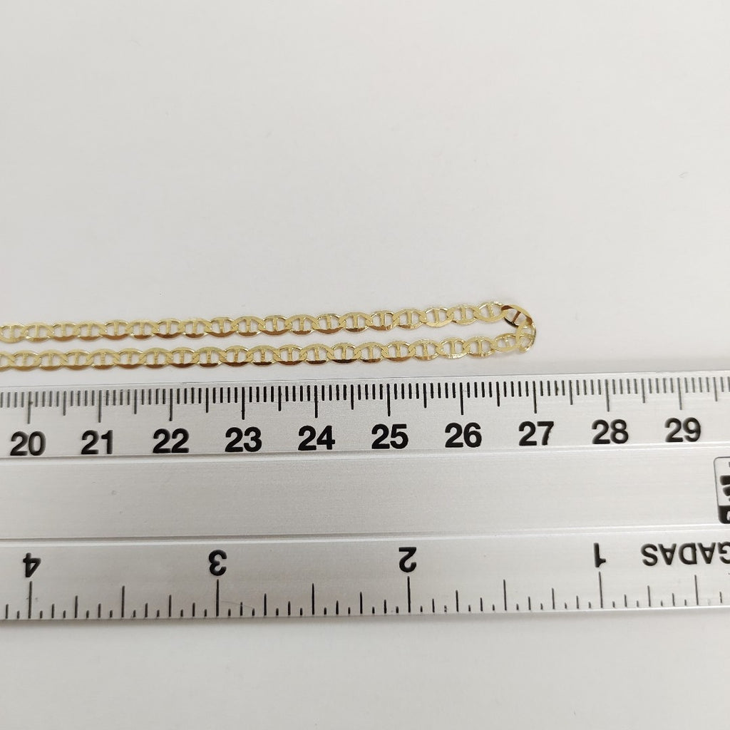 CADENAS TEJIDO GUCHI ORO 10K 55 CM 4.1 GR (NUEVO)