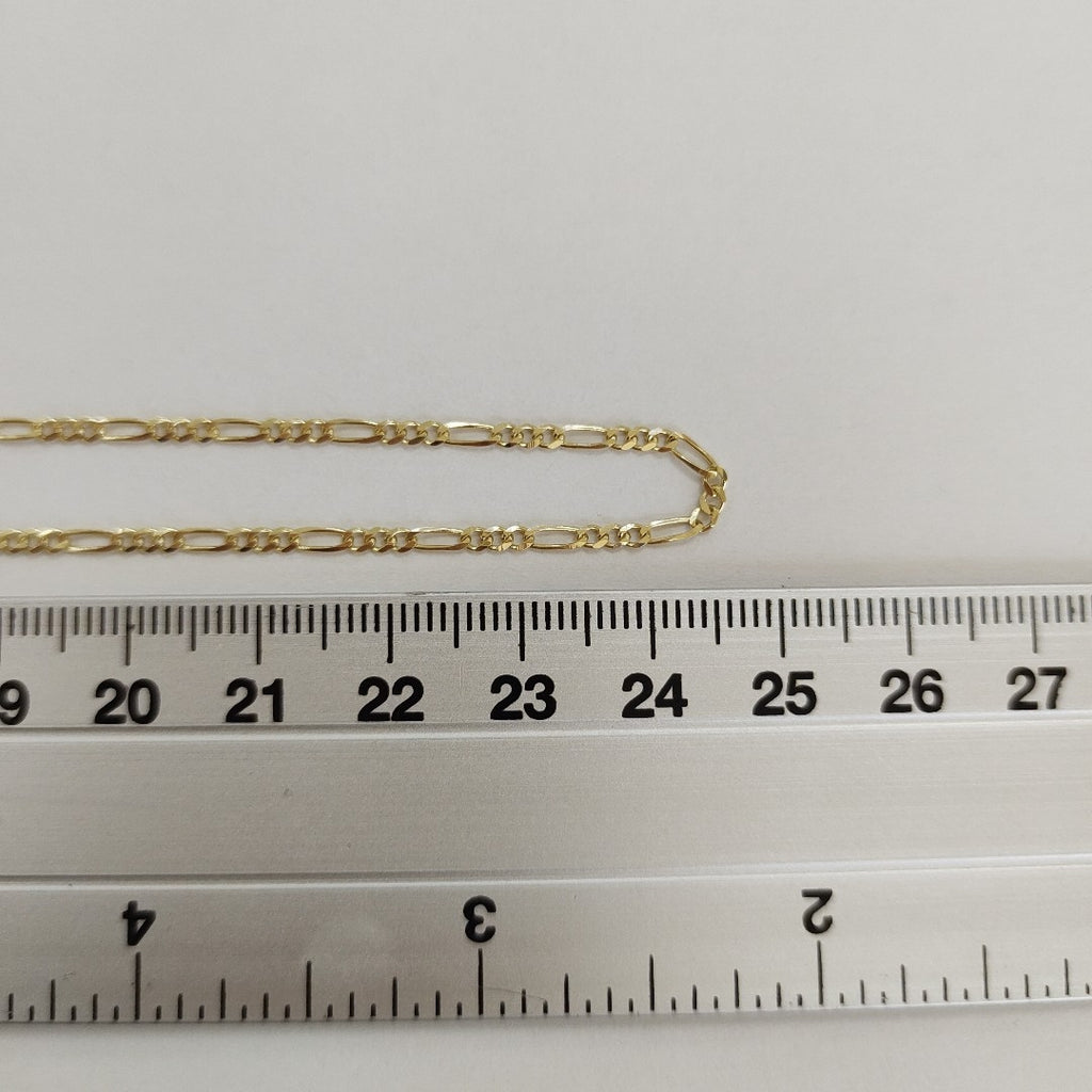 CADENAS TEJIDO 3X1 ORO 10K 50 CM 3 GR (NUEVO)