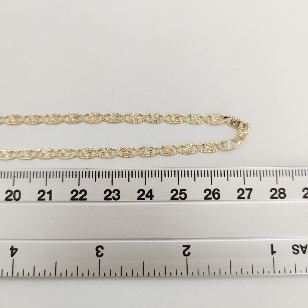 CADENAS TEJIDO GUCHI ORO 10K 55 CM 6.8 GR (NUEVO)