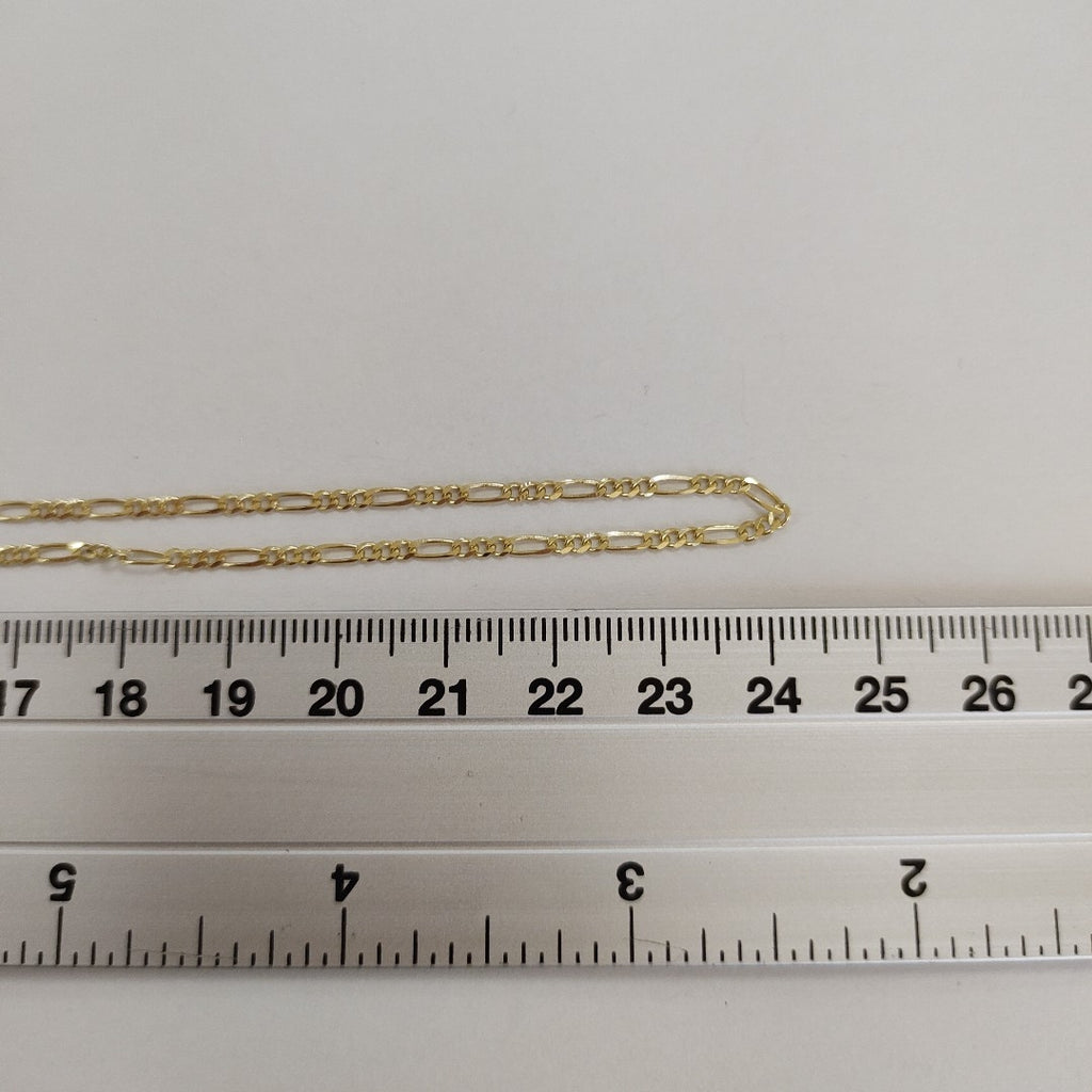 CADENAS TEJIDO 3X1 ORO 10K 50 CM 2.9 GR (NUEVO)