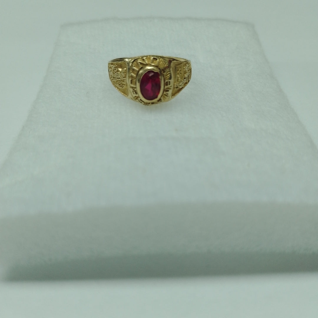 ANILLO DE GRADUACIÓN ORO 10 K 2,10 GRMS (SEMINUEVO)