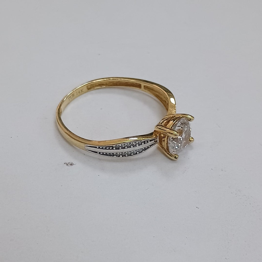 SOLITARIO ORO 14 K 1.7 GRMS (SEMINUEVO)