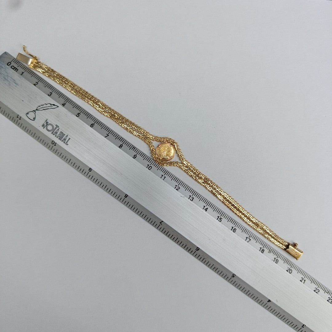 PULSERA ORO 14 K 12.4 GRMS (SEMINUEVO)