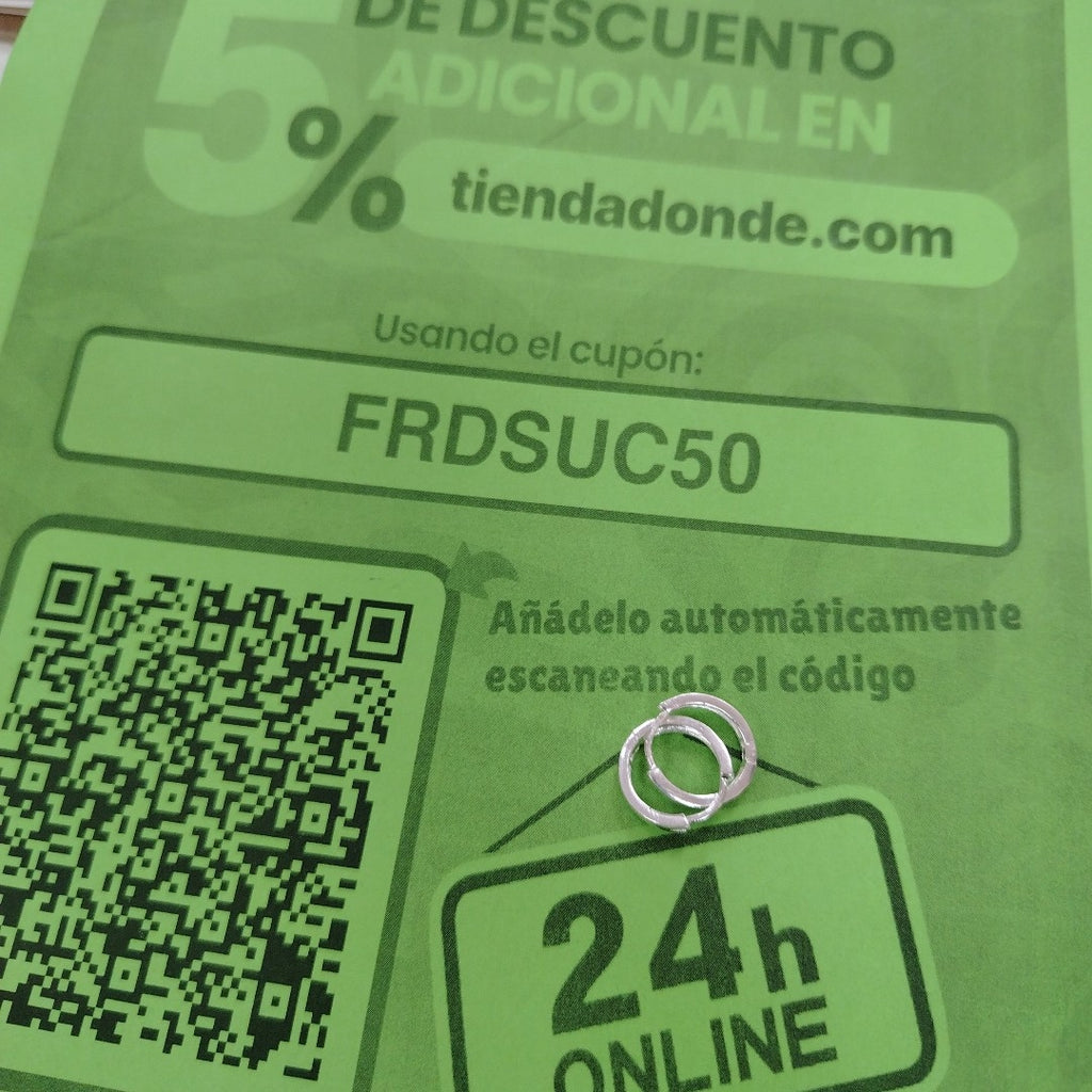 ARRACADAS LABRADAS PLATA .925 3.2 GR (NUEVO)
