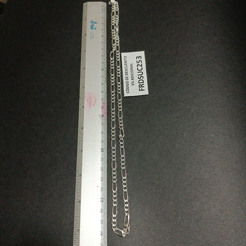 CADENA TEJIDO 3X1 PLATA .925 60 CM 17.4 GR (NUEVO)