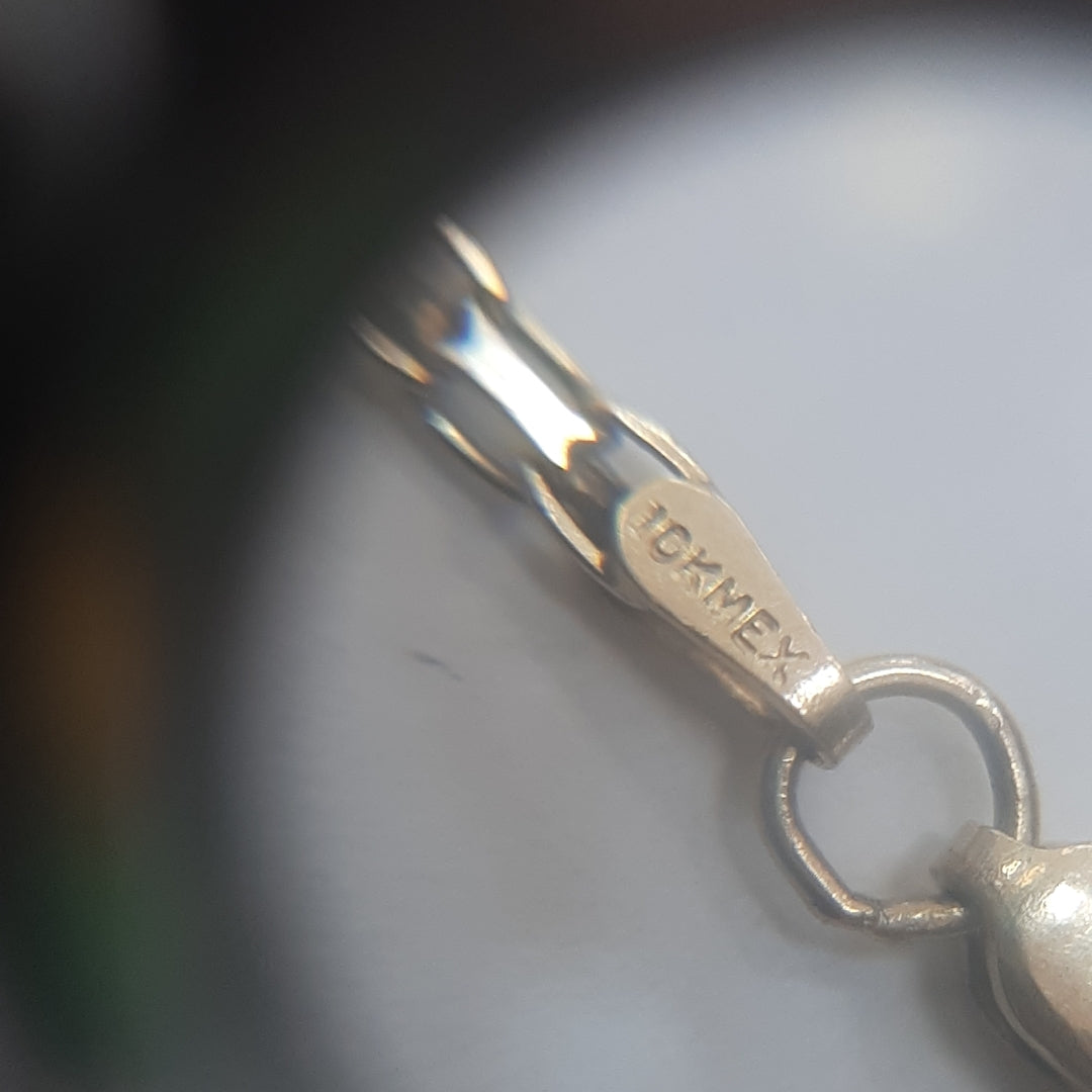 CADENA, MEDALLA RELIGIOSA ORO, ORO COMBINADO 10 K 6.2 GRMS (SEMINUEVO)