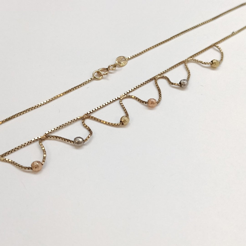 GARGANTILLA ORO COMBINADO 10 K 2,60 GRMS (SEMINUEVO)