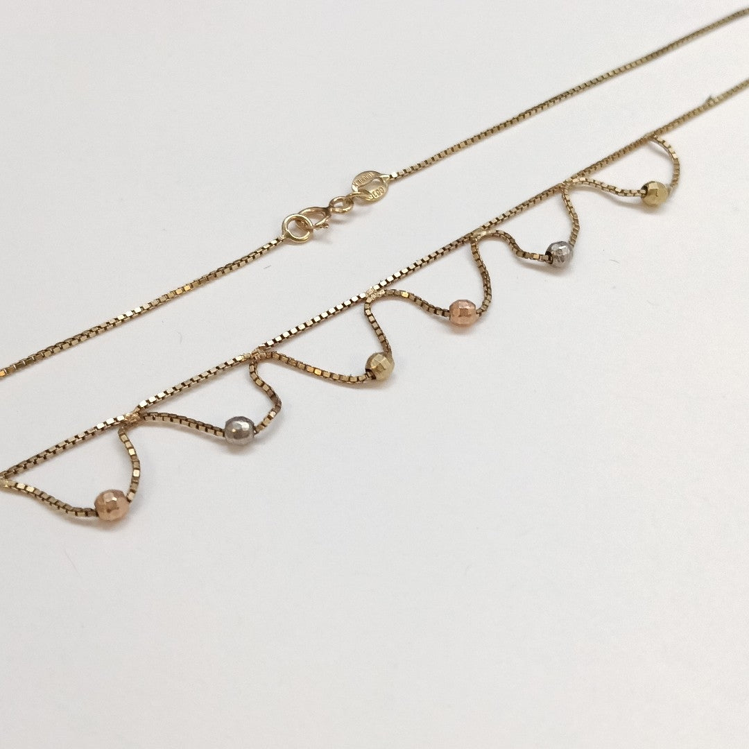 GARGANTILLA ORO COMBINADO 10 K 2,60 GRMS (SEMINUEVO)