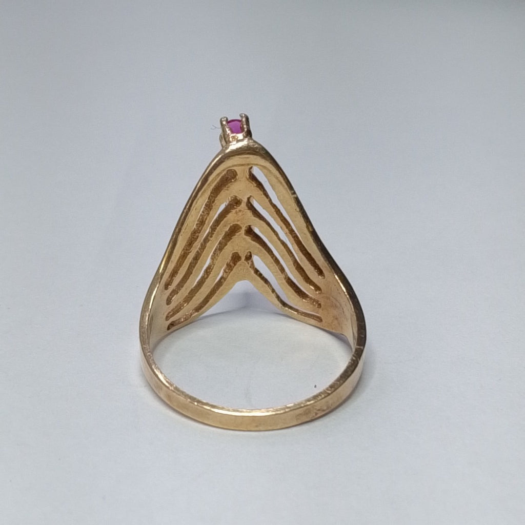 ANILLO ORO 10 K 3,80 GRMS (SEMINUEVO)