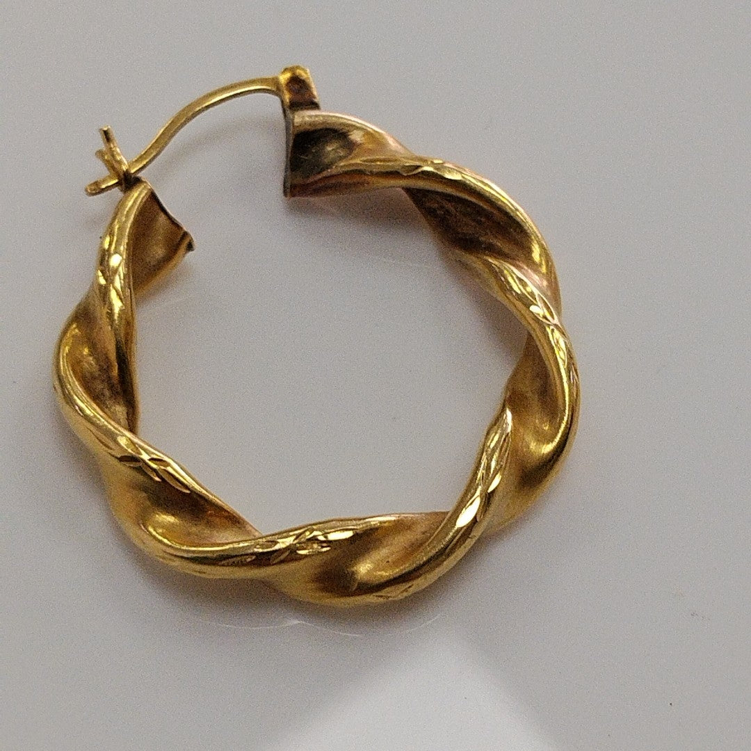 ARRACADAS PAR ORO 14 K 3.3 GRMS (SEMINUEVO)