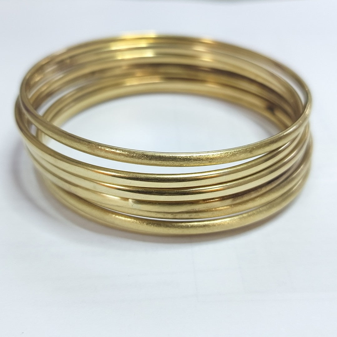 SEMANARIO DE PULSERAS ORO 14 K 38 GRMS (SEMINUEVO)