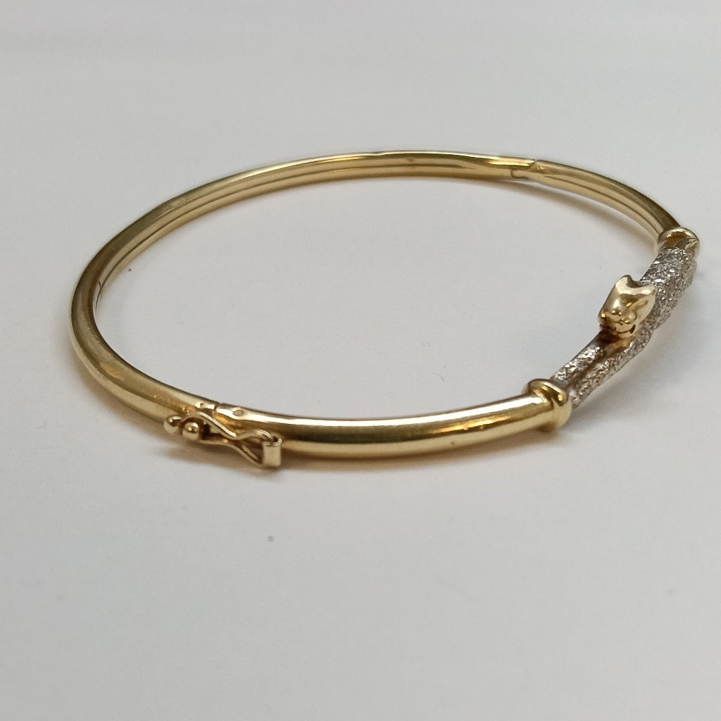 PULSERA RIGIDA ORO 14 K 7.5 GRMS (SEMINUEVO)