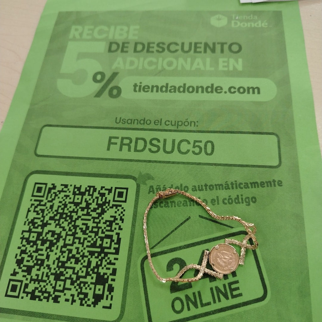 PULSERA ORO 21 K 2.08 GRMS (SEMINUEVO)