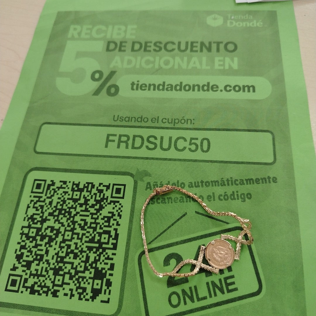 PULSERA ORO 21 K 2.08 GRMS (SEMINUEVO)