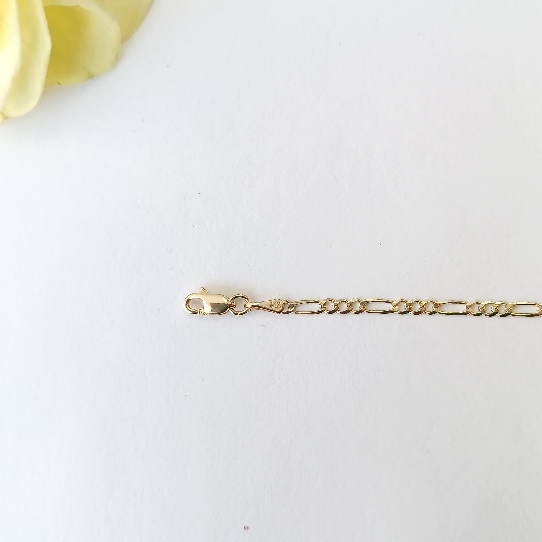 PULSERAS 3X1 ORO 14K 21 CM 2.1 GR (NUEVO)