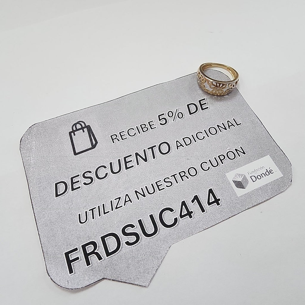 ANILLITO ORO, RODIADO 14 K 3.3 GRMS (SEMINUEVO)
