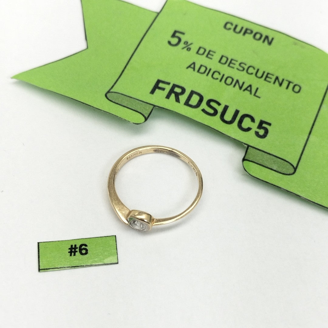 ANILLITO ORO 14 K 1.2 GRMS (SEMINUEVO)