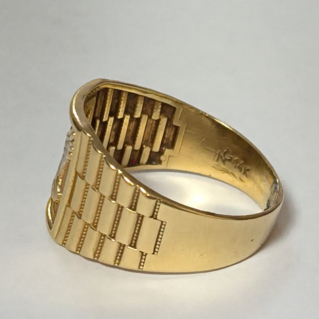 ANILLO ORO 14 K 5,60 GRMS (SEMINUEVO)