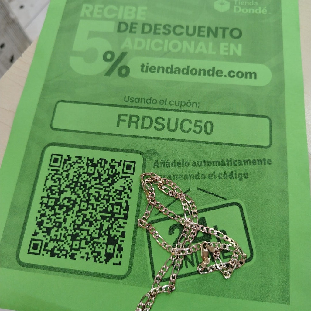CADENA ORO 10 K 13.8 GRMS (SEMINUEVO)