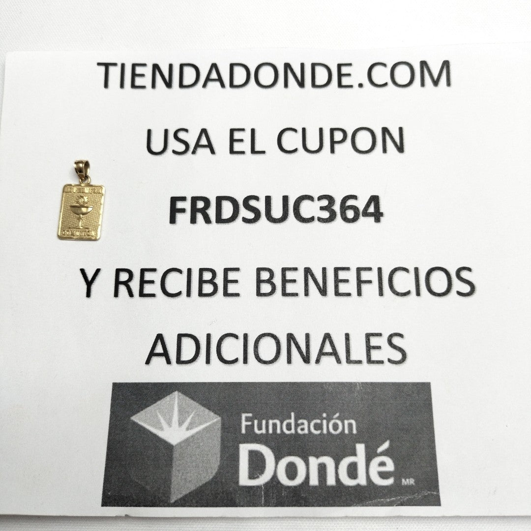 MEDALLA RELIGIOSA ORO 14 K 1.5 GRMS (SEMINUEVO)