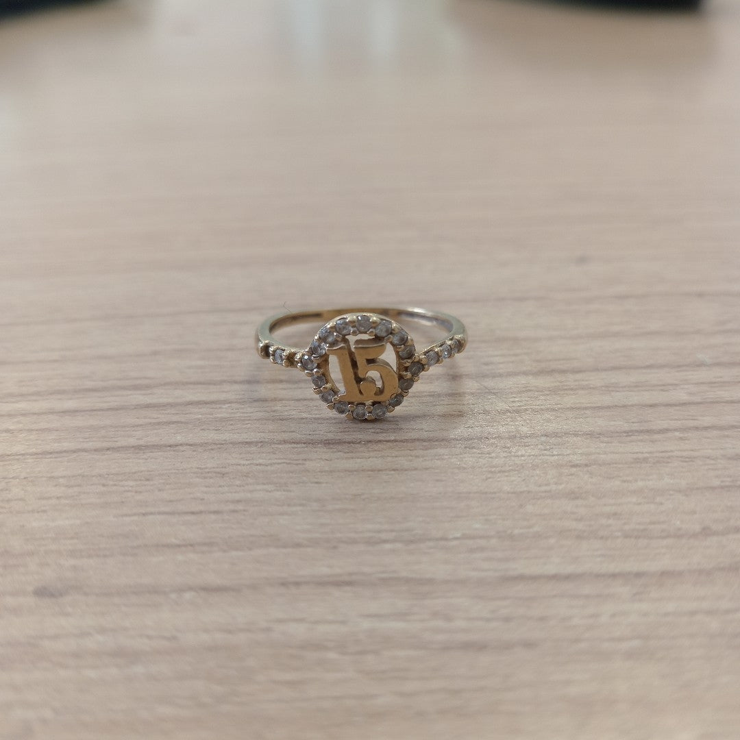 ANILLO ORO 10 K 1.1 GRMS (SEMINUEVO)