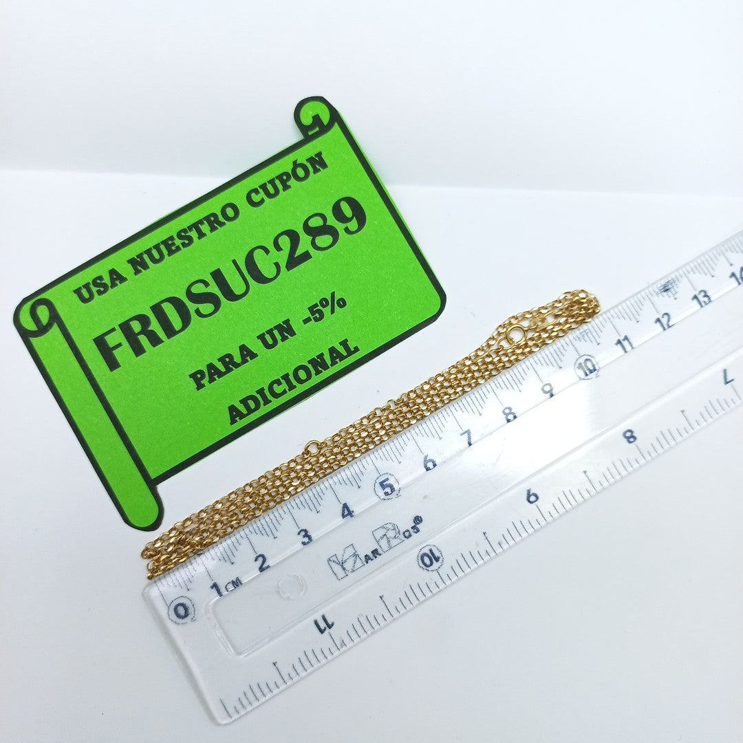 CADENA ORO 14 K 2.2 GRMS (SEMINUEVO)