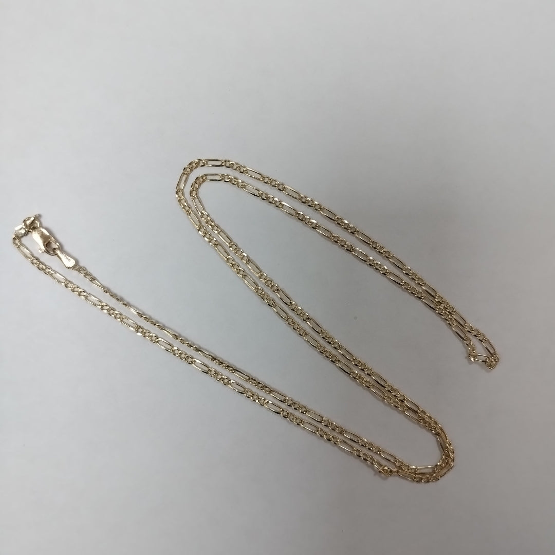CADENAS 3X1 ORO 14K 55 CM 4 GR (NUEVO)