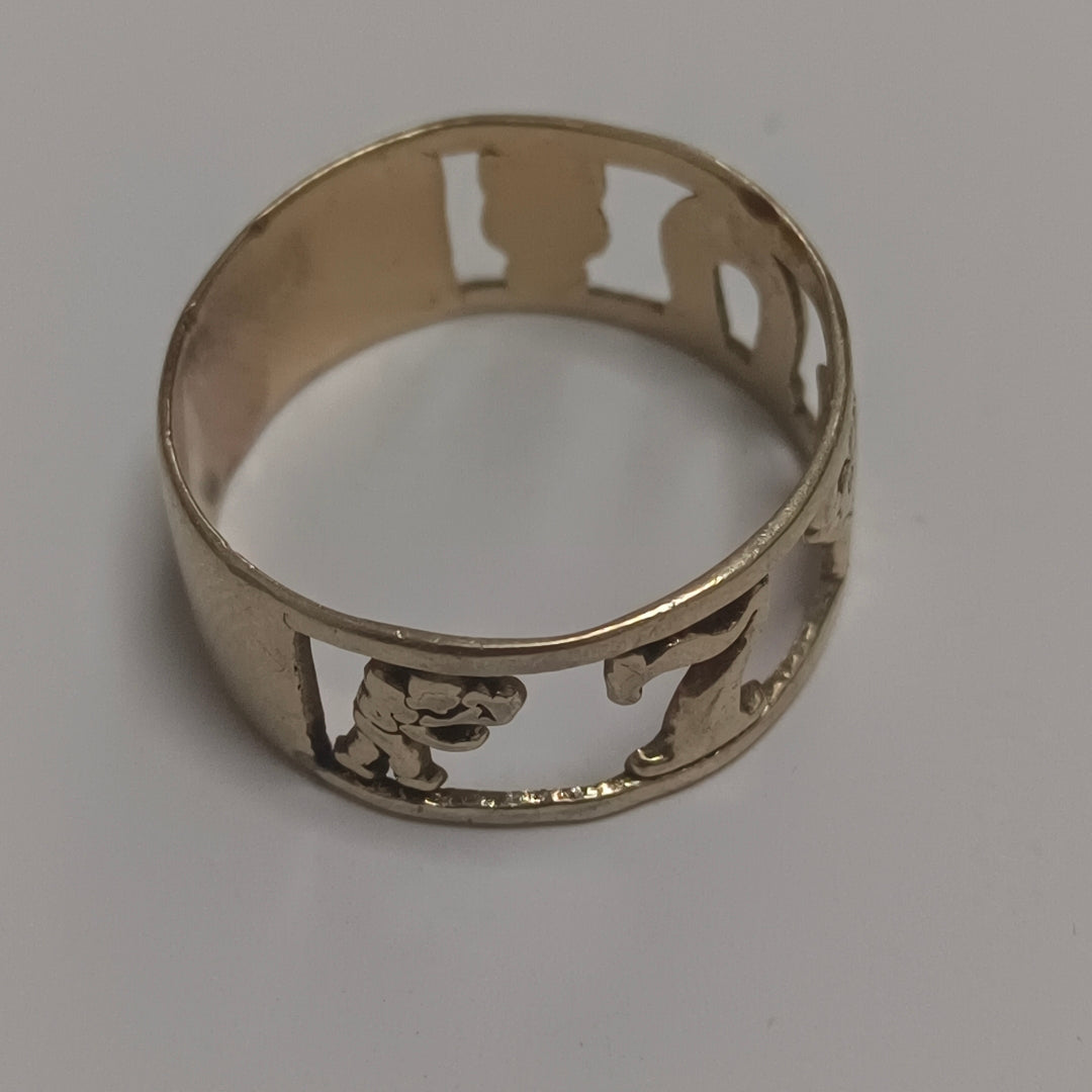 ANILLO ORO 14 K 3.7 GRMS (SEMINUEVO)