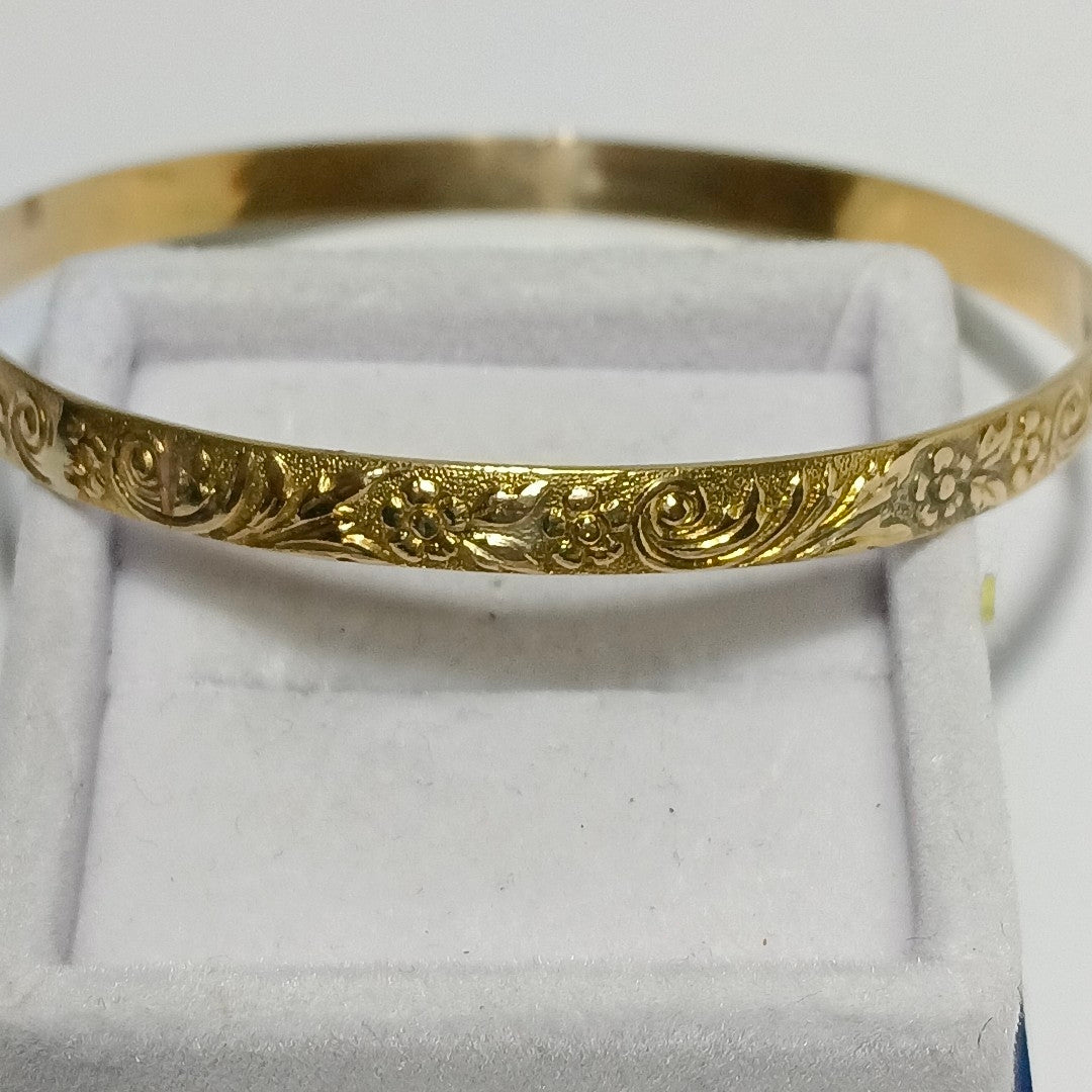 PULSERA RIGIDA ORO 18 K 15.1 GRMS (SEMINUEVO)