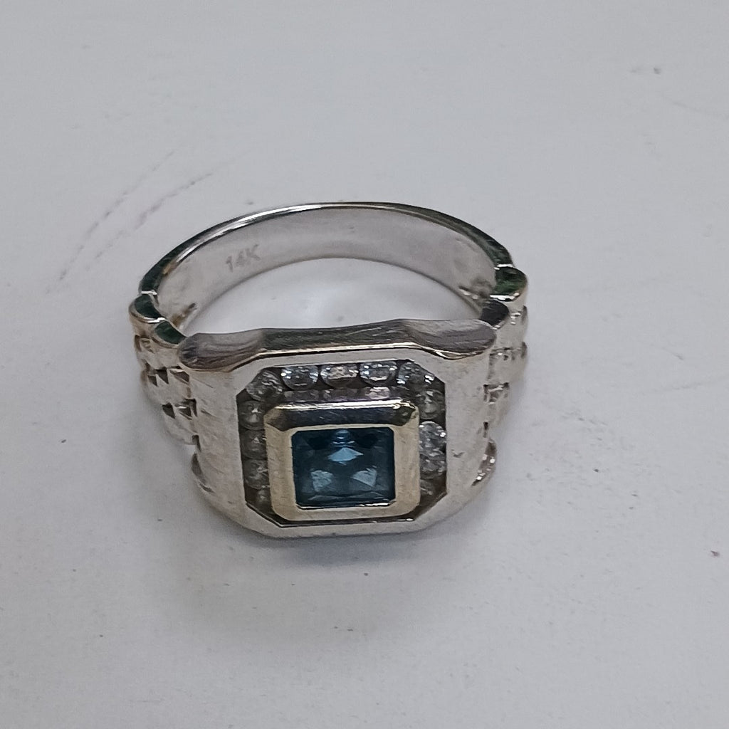 ANILLITO ORO BLANCO 14 K 7.9 GRMS (SEMINUEVO)