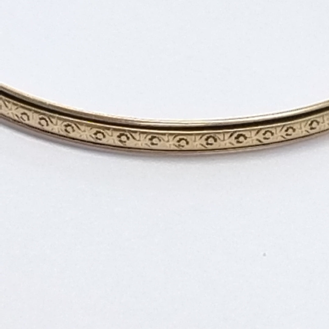 PULSERA RIGIDA ORO 14 K 9,00 GRMS (SEMINUEVO)