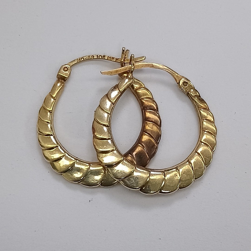 ARRACADAS PAR ORO 10 K 1.8 GRMS (SEMINUEVO)