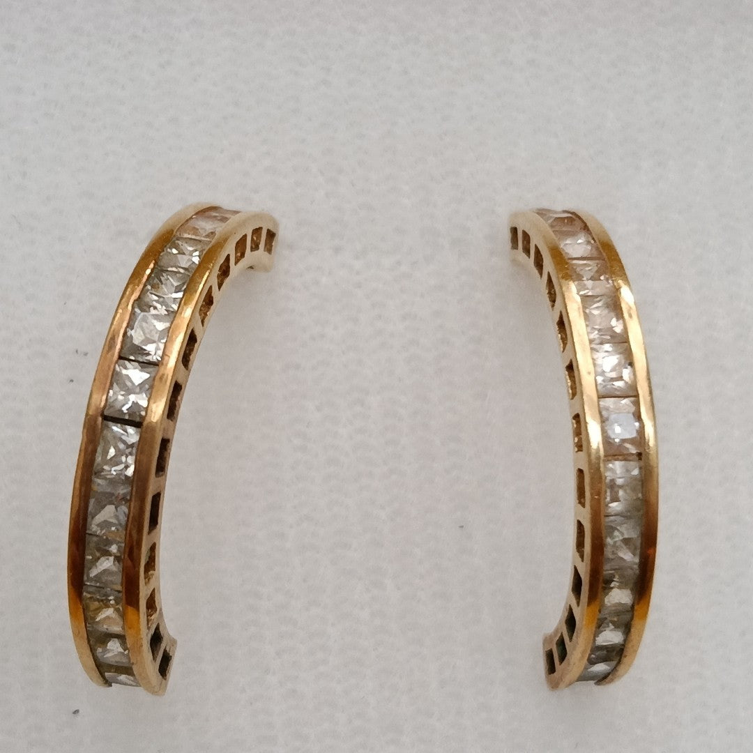 ARETES PAR ORO 14 K 2.2 GRMS (SEMINUEVO)